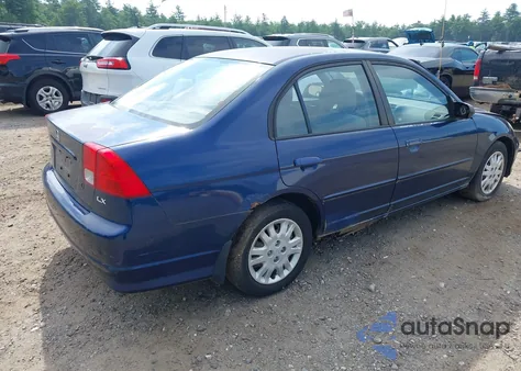 2004 Honda Civic Lx from USA, damaged, VIN 2HGES16524H536556